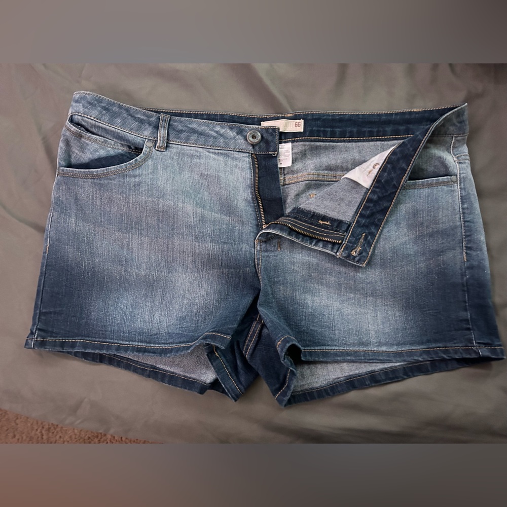 Denim shorts
